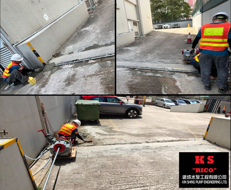 紅筒喉、渠筒喉、水喉、膠喉更換及安裝工程-沙井工程-掘地換公用水喉