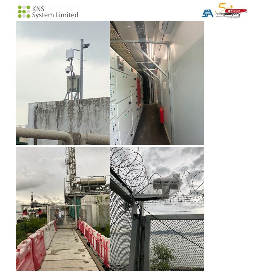新界西堆填區地盤CCTV工程參考-AI工地安全系統-Security-System-Install-地盤臨時安全閉路電視2