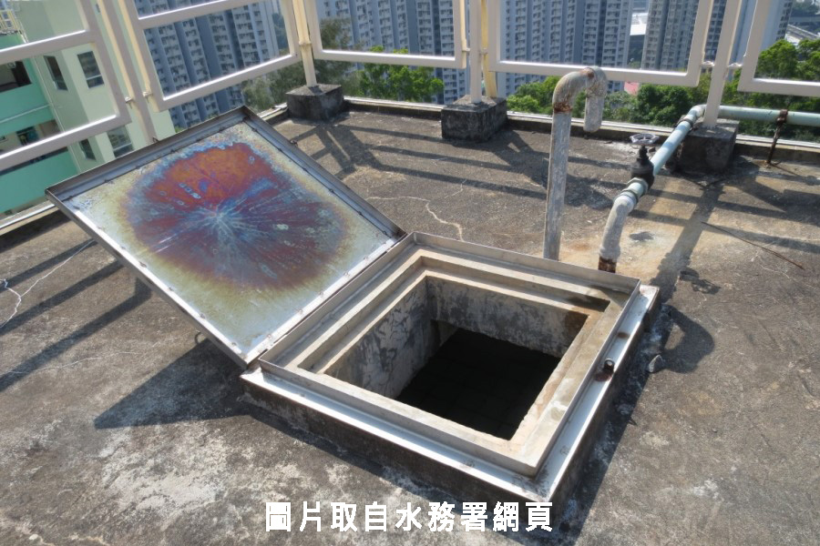 更換維修安裝可鎖水缸蓋-可申請政府水安全計劃資助計劃-Water-Tank-Cover-更換複式封閉入口蓋-更換不銹鋼雙止口蓋