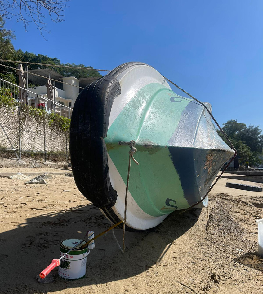 船底防蠔漆翻新工程-防海水漆工程-船底油工程-船舶油漆翻新工程-Boat-Refit-環保船底油工程1