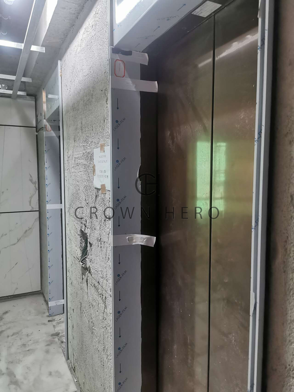 訂做-訂製-訂造不銹鋼電梯裝飾面板工程1.4