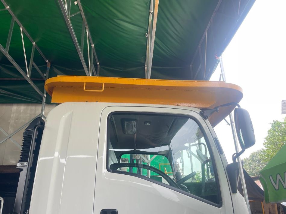 訂造各類貨車專用鐵帽-貨車車頭頂鐵蓋定製-訂製貨車車頂鐵板貨板-貨車遮陽板導流板順風板倒流板2