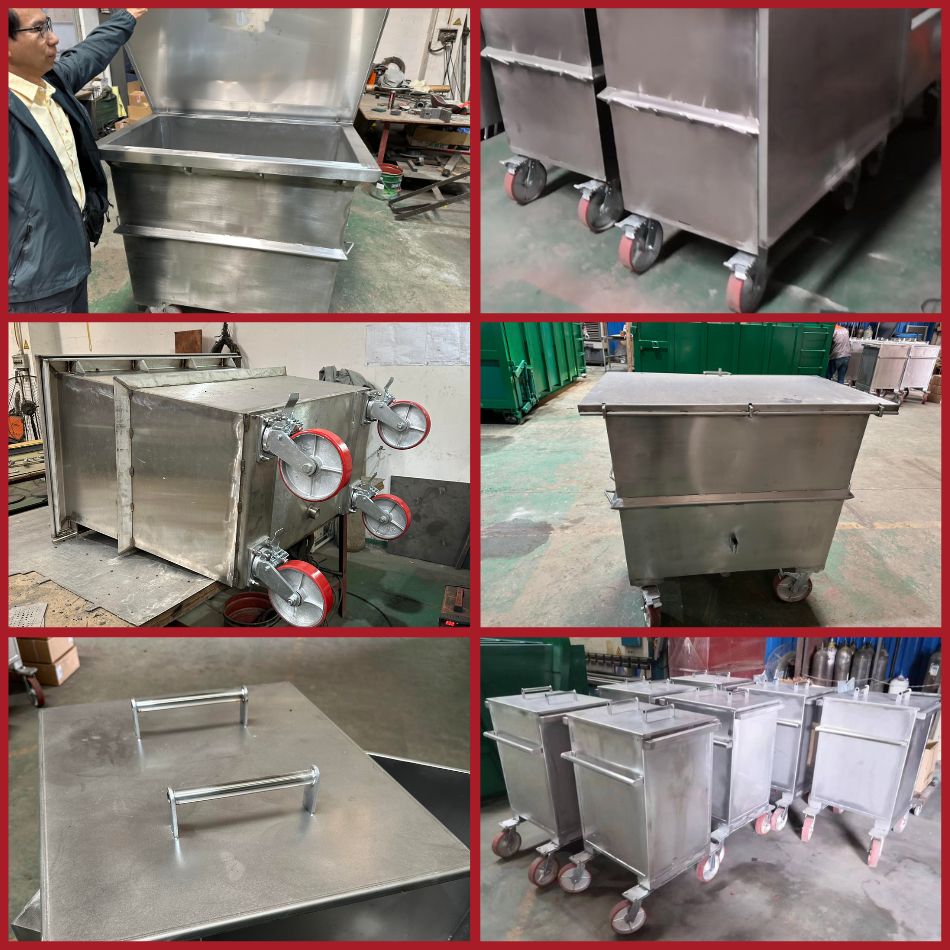 訂造垃圾勾斗-重鐵斗-環保斗-渠務處污水處理廠專用斗-渠務處斗-Rubbish-Skip-污水處理廠專用不鏽鋼垃圾埇