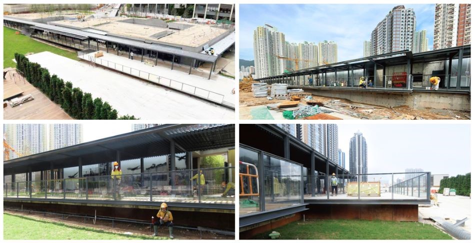 設計生產安裝鋼結構屋頂及牆面工程-防墜落設施工程-啟德車站廣場建造工程(第一期)玻璃欄杆、鐵器、玻璃雨棚、鋼架、不銹鋼項目2