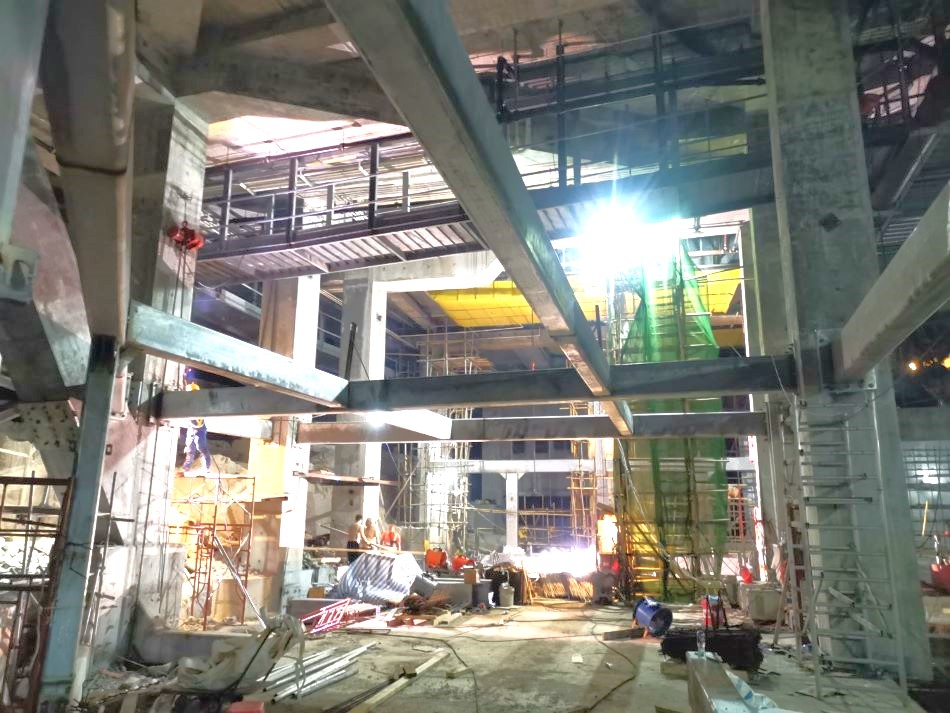馬路天橋大廈鋼結構工程-設計生產和安裝-SC-steel-construction-works-鋼骨工程-新樓盤鋼結構2