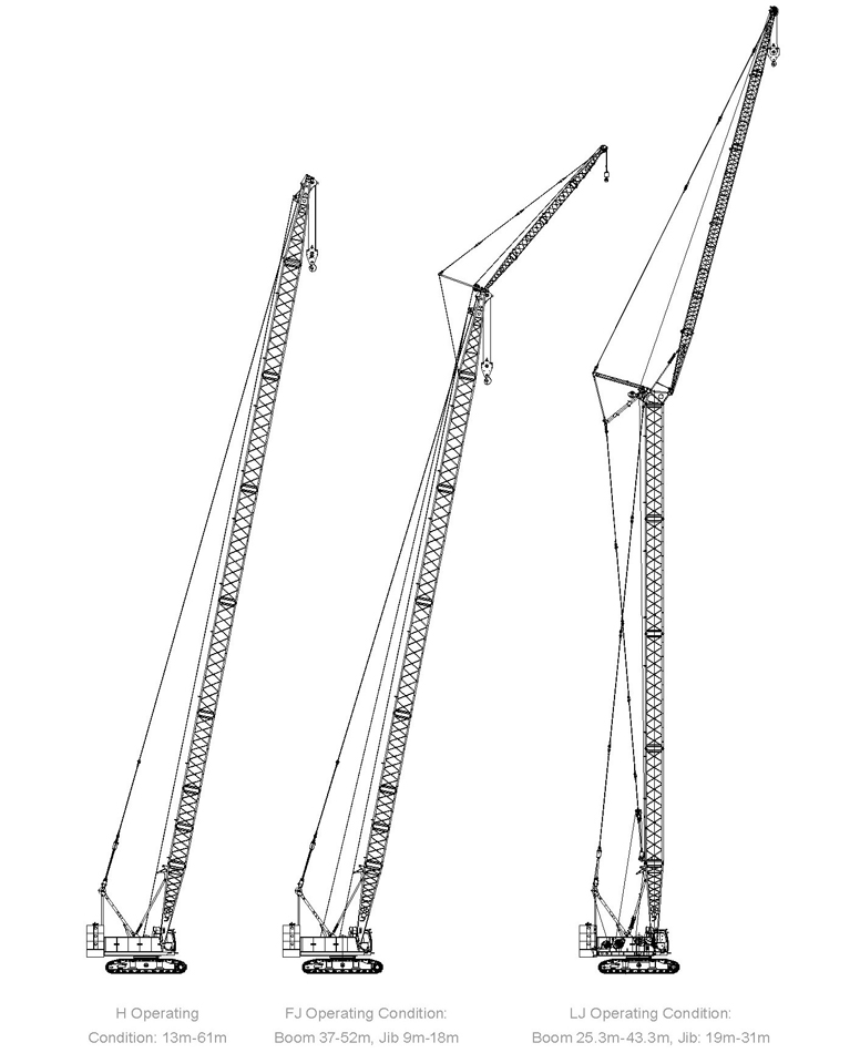 SANY三一100噸重型起重機租售-SCC1000E-百噸豬籠吊出租-租履帶式吊機-重型鏈板吊機租價-Crawler-Crane-豬籠臂履帶吊機租用-11