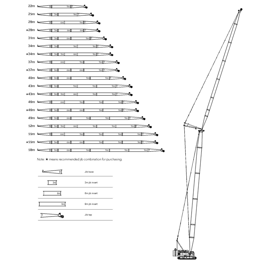 SANY三一200噸履帶式起重吊機-SCC2000A-豬籠臂吊機日租月租價錢-地盤重型吊機出租-Crawler-Crane-香港租大吊機公司16