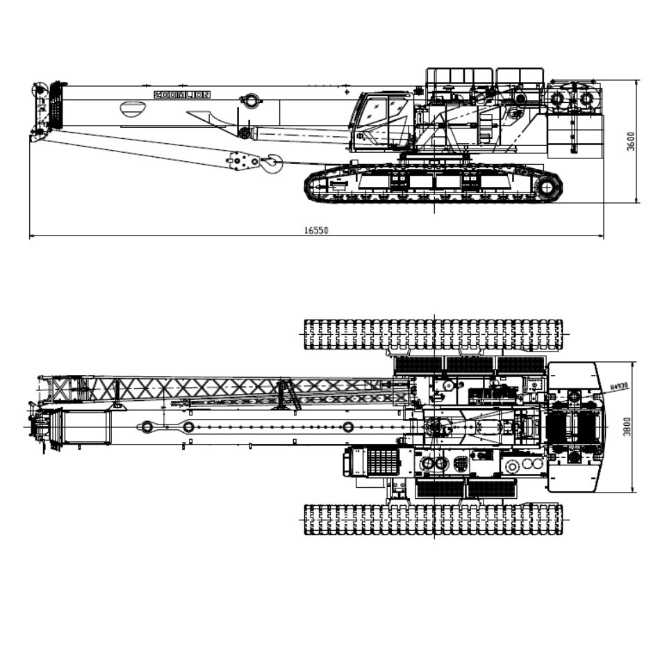 ZOOMLION-120噸伸縮臂履帶吊機ZCT1200V系列租售-中聯重科起重機-ZCT1200V643-大型吊機租借售買-Telescopic-Crawler-Crane-HK-2