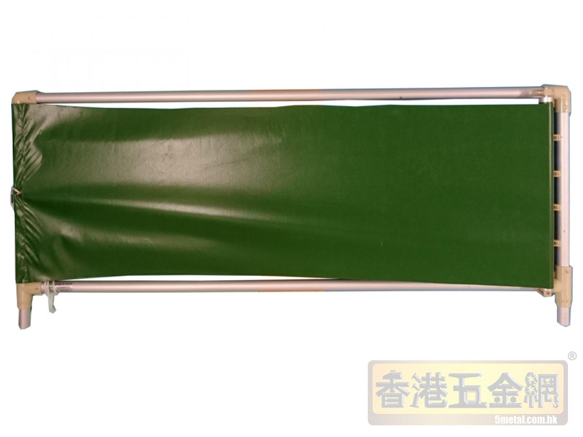pic11-鋁質拉繩加篷橫架(204g) 5呎X2呎  5行尼龍繩(綠色回捲帆布)不銹(鏽)鋼晾衫架-曬衣架-曬衫架-哂衣架-哂衫架